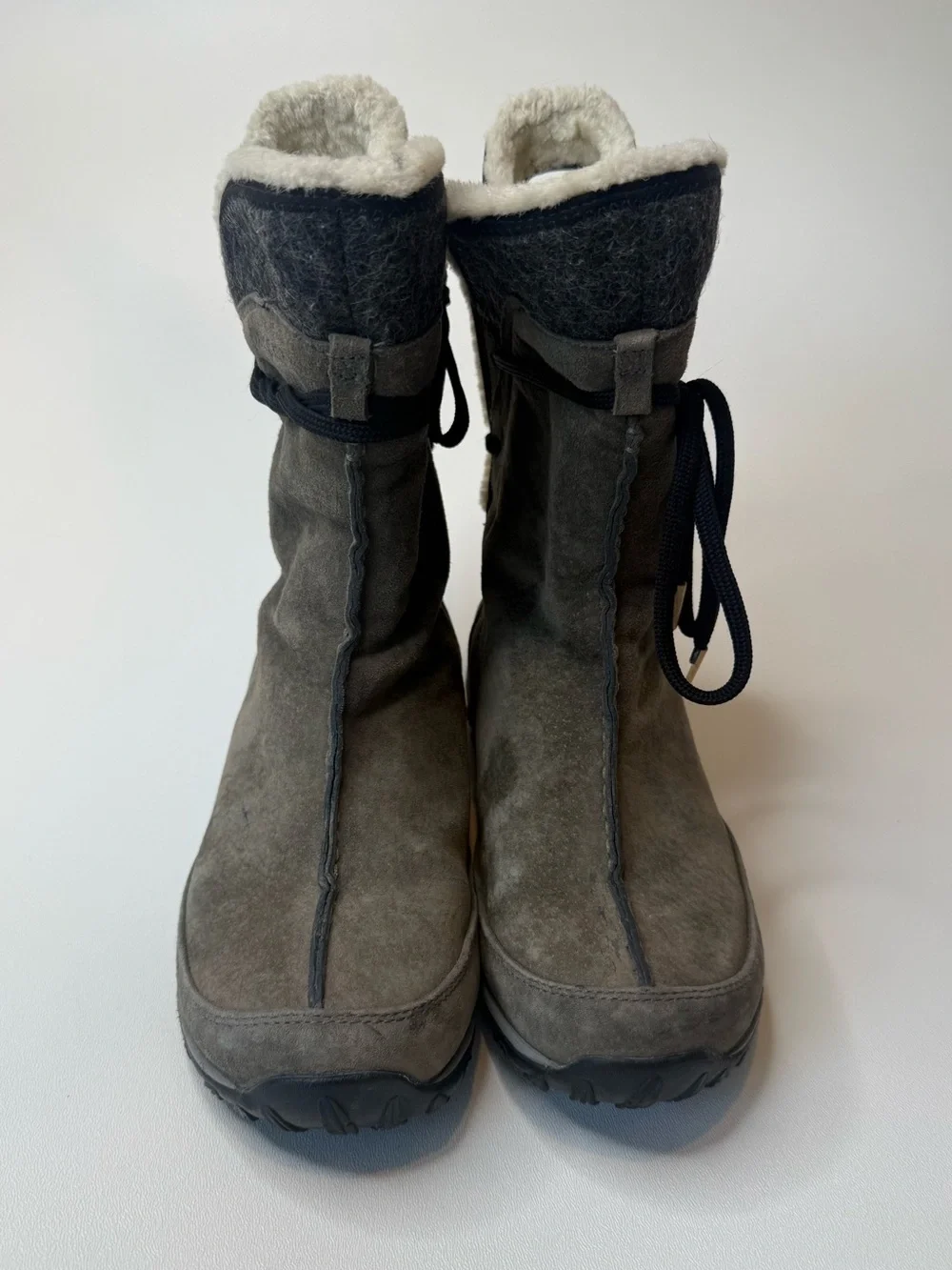Patagonia Attlee Tie Leather Boots Cold Weather Outdoor Size 7